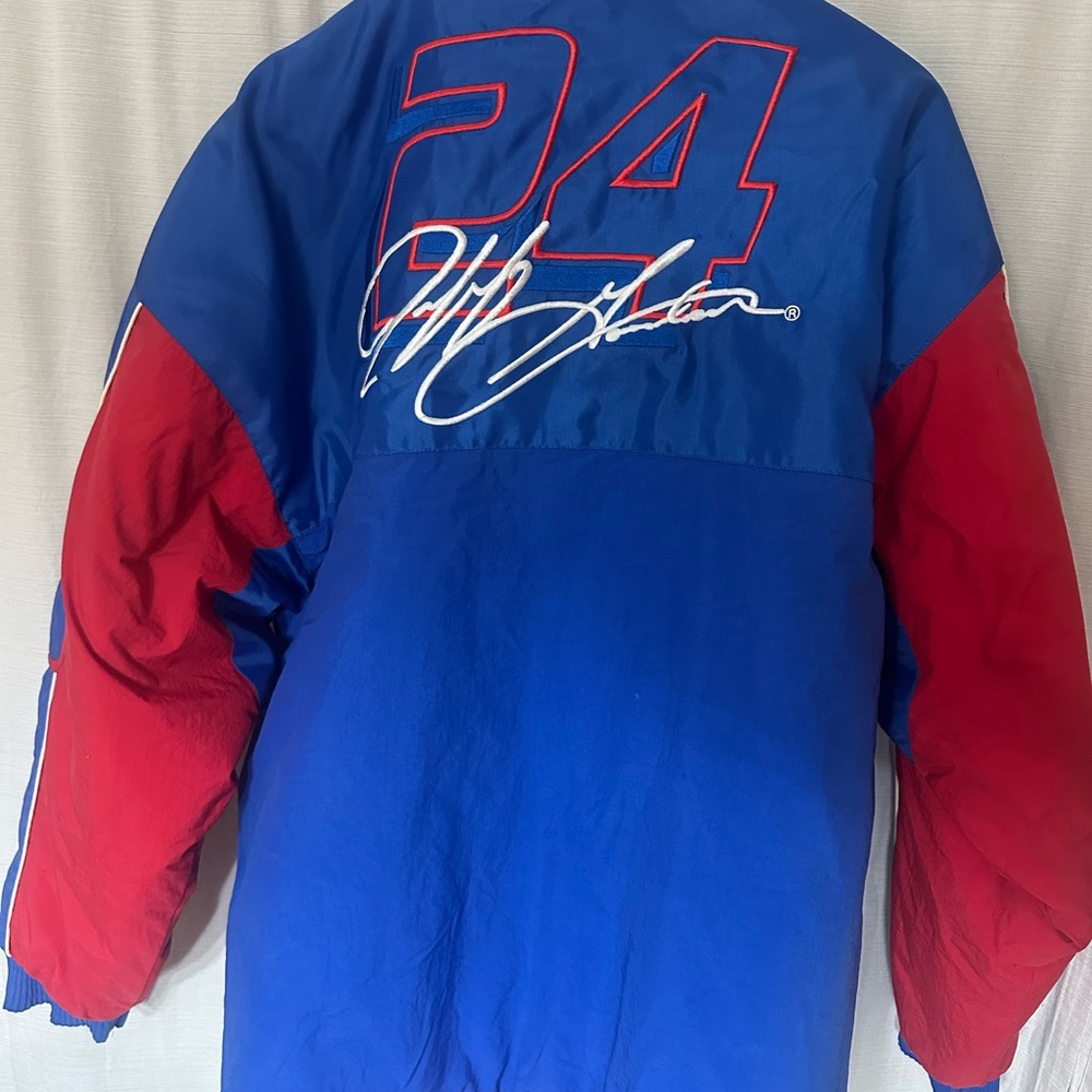 Vintage NASCAR Pepsi Racing #24 Jeff Gordon Puffer Jacket